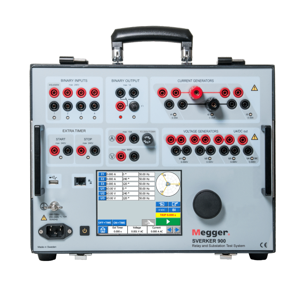 SVERKER 900 for precise relay testing