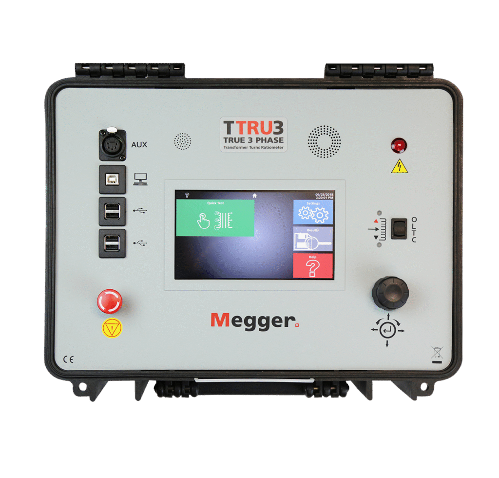 Three-Phase Transformer Turns Ratio Tester TTRU3