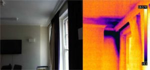 Water leak thermography